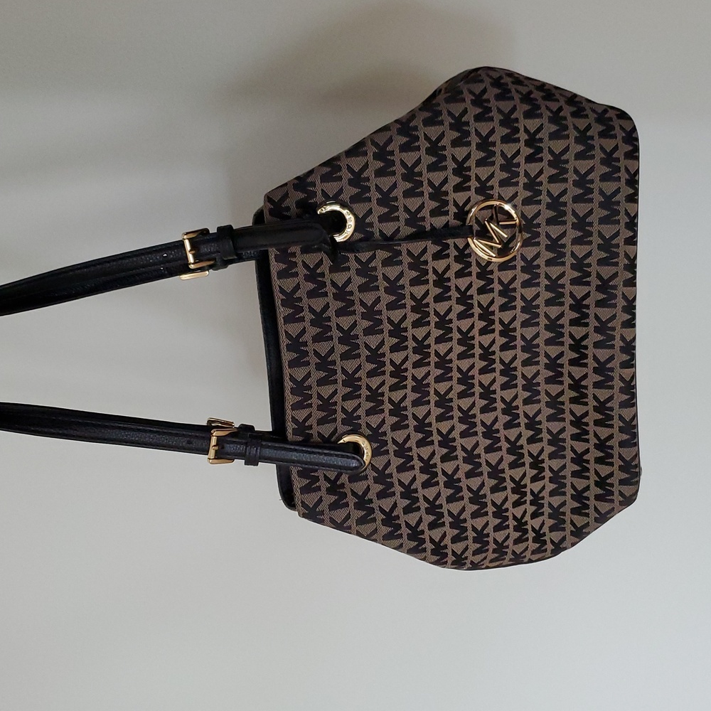 Michael Kors Brown and Black Tote Bag purse